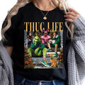 Thug Life Shirt, Merry Christmas Shirt, Christmas Movie Shirt, Christmas Thug Life Shirt Trendy Xmas Shirt Cotton Tee...