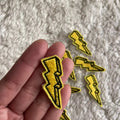 Thunder Bolt Iron On Patch Embroidered Patch T-Shirts, Hoodie, Sweatshirt | GrindPrints.com
