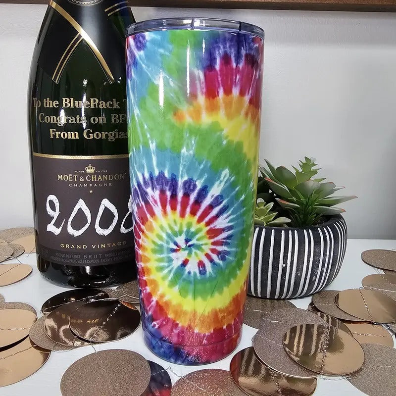 Tie Dye Piper Lou 20oz Tumbler T-Shirts, Hoodie, Sweatshirt | GrindPrints.com