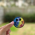Tie Dye Smiley Face Iron On Patch T-Shirts, Hoodie, Sweatshirt | GrindPrints.com