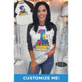Tie Dye Teacher Vibes Raglan T-Shirt Hoodie, Sweatshirt | GrindPrints.com