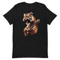 Tiger Playing Guitar T-shirt, Rock & Roll Tiger tshirt, Music tee, Funny Graphic Shirt for Men and Women, Uni-sex t-shirt...
