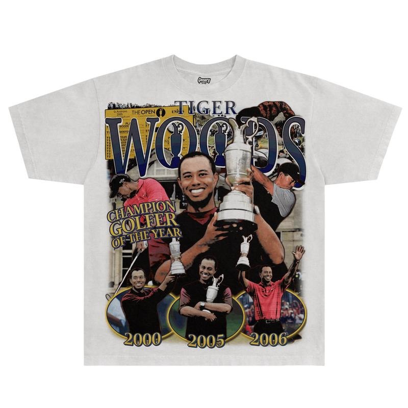 Tiger Woods The Open Tee | Vintage Tee Graphic T-Shirt Sweatshirt Hoodie | Sport Tee - Gift For Fan | GrindPrints.com