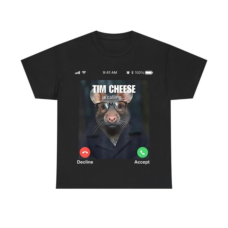Tim Cheese Memes T-shirt, Brainrot Shirt, Stupid Gifts, Funny Meme Tee Hoodie, Sweatshirt | GrindPrints.com