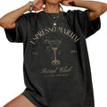 Tini Time Espresso Martini Shirt by Social Club Clothing - Retro Signature Cocktail Funny Drinking Tee