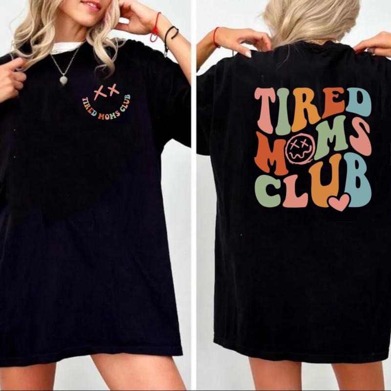 Tired Moms Club Sweatshirt, Sarcastic Mama Hoodie, Cool Mom Sweater, Funny Mama Sweater, Mothers Day Gift, Unisex...