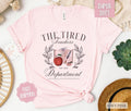 Tired Teachers Department, Teacher Shirt,  Teacher Appreciation Gift for Teacher Hoodie, Sweatshirt | GrindPrints.com