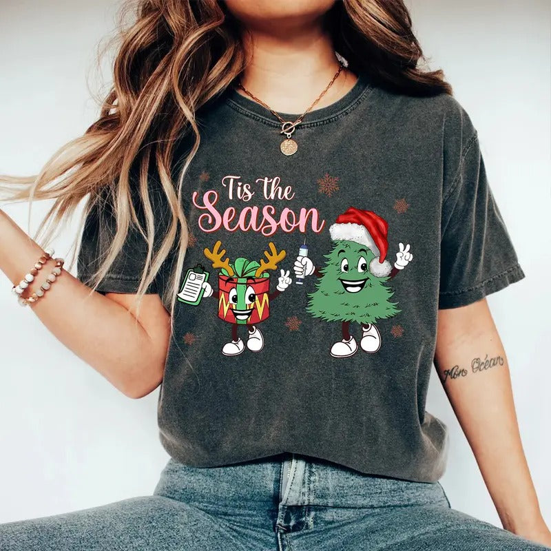 Tis Season Nurse Shirt Nursing Nurse T-Shirts, Hoodie, Sweatshirt