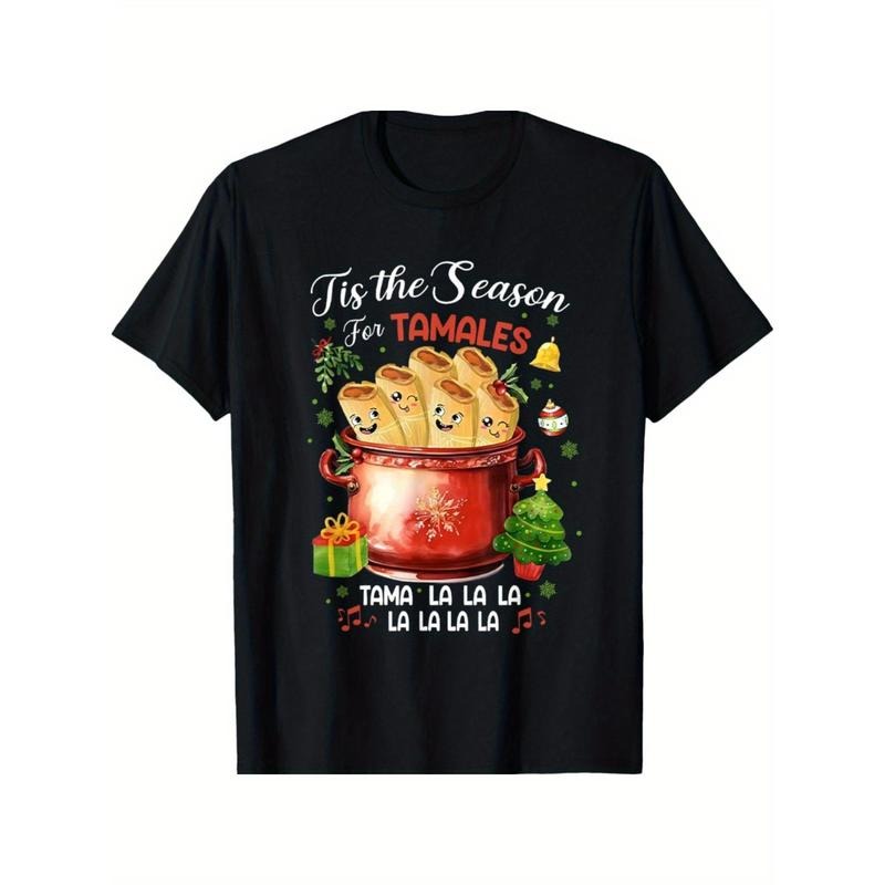 Tis The Season For Tamales Christmas Mexican Food Outfits T-Shirt made in usa Hoodie, Sweatshirt | GrindPrints.com