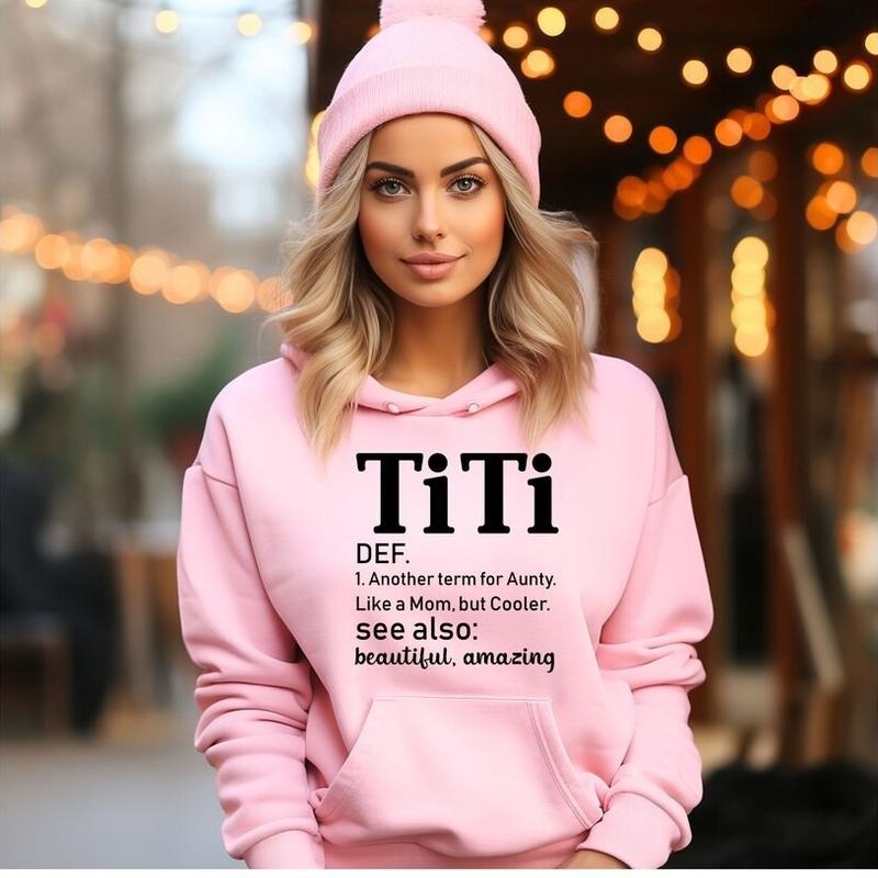 Titi Shirt Definition , Best Auntie Sweater, Gift for New Aunts Hoodie, Sweatshirt | GrindPrints.com