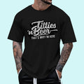 Titties and Beer Why I'm Here Funny Beer Lover Adult Unisex T-Shirt, Cotton 100%, Top Trending Fashion Hoodie, Sweatshirt