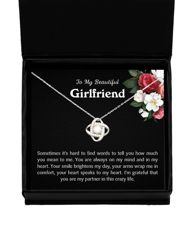 To My Beautiful Girlfriend Necklace, Gifts For Girlfriend, Necklace For Girlfriend, Girlfriend Gift, Soulmate Gift, Love...