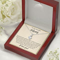 To My Beautiful Mom Necklace, Gift For Mom Necklace, Wedding Birthday Christmas Gift, Necklace With Message Card, Gift...