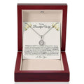 To My Beautiful Wife Necklace, Wife Message Card For Wife Gift, Wife Jewelry, Anniversary Gift For Her Necklace, Wife...