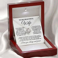 To My Beautiful Wife, Necklace Gift For Her, You're My Soulmate, Gift For Wife From Husband, To My Wife Jewelry, Love...