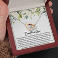 To My Daughter In Law Necklace, Wedding Gift, Gift For The Bride, Bride Wedding Gift, Necklace With Message Card, Gift...