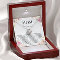 To My Mom Necklace, Gift For Mom, Thank You Gift From Daughter And Son, Jewelry For Mom, Necklace With Message Card, Gift...