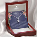 To My Mother In Law Gift Wedding Day Necklace, Gift From Bride To Mother In Law Necklace, Necklace With Message Card,...