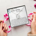 To My New Mother On My Wedding Day Necklace, Mother Of Groom Jewelry, Future Mom In Law, Necklace With Message Card, Gift...