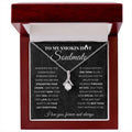 To My Smokin Hot Soulmate Necklace, Soulmate Gift, Anniversary Gift For Girlfriend Wife, Love Necklace With Message Card,...