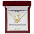 To My Wife Necklace, Perfect Wife Birthday Gift from Husband. Express your love with a meaningful Necklace, complete with...