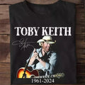 Toby 1961 2024 Signature Memory T-Shirt, Keith Fan Gift Classic Cotton Hoodie, Sweatshirt | GrindPrints.com