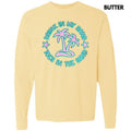 Toes In The Sand Puff Long Sleeve Comfort Colors T-Shirt Hoodie, Sweatshirt | GrindPrints.com