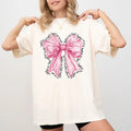 Together We fight Together We Win Shirt, Breast Cancer Awareness T-shirt, Coquette Breast Cancer Bow Printed Graphic...