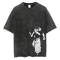 Toji - The One Who Left It All Behind Graphic T-shirt, Anime Character Graphic Tee, Vintage Washed JJK Shirt, Anime Gift,...
