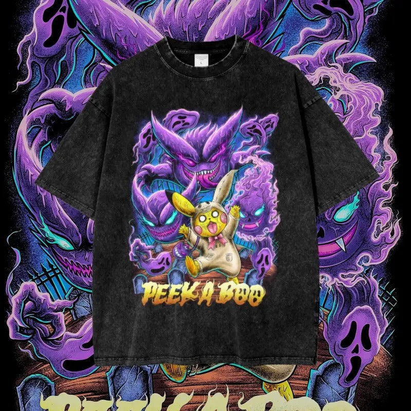 Tokyo Ghoul Heavy Washed Shirt,  Ken Kaneki Unisex Anime T-Shirt Hoodie, Sweatshirt | GrindPrints.com