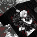 Tokyo Ghoul T-Shirt Ken Kaneki T-Shirt Japanaise Manga Anime Tshirt Tee All Size Hoodie, Sweatshirt | GrindPrints.com
