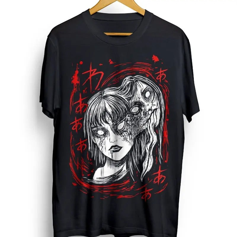 Tomie Junji Ito Uzumaki Horror Anime Manga TShirt Hoodie, Sweatshirt | GrindPrints.com