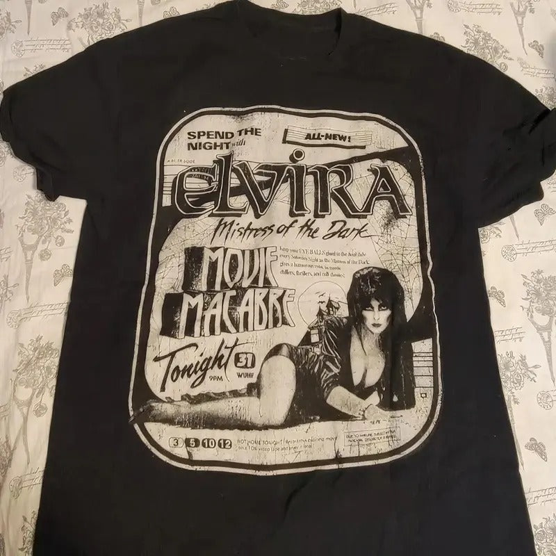 Tonight  Elvira Mistress of the Dark Movie Poster Shirt Hoodie, Sweatshirt | GrindPrints.com