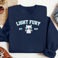 Toothless and Light Fury Sweatshirts, Dragon's Couple Sweatshirt, Valentine Couple Sweatshirt Clothing, For Men, For...