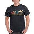 Top Gift T-Shirt for Dad: Evolution of Horse Racing Sports Cotton Comfort made in usa Hoodie, Sweatshirt | GrindPrints.com