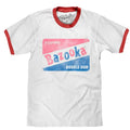 Topps Bazooka Bubble Gum Ringer T-Shirt- Red and White Hoodie, Sweatshirt | GrindPrints.com