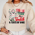Torn Between Looking Like A Snack And Eating One, Christmas Cakes, Santa, Winter, Xmas Sweatshirt, Women's Crew Neck,...