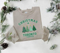 Toronto Christmas Sweatshirt, Canada Sweater, State Shirt, Personalized City Name Shirt, Christmas Trip Sweatshirt,...