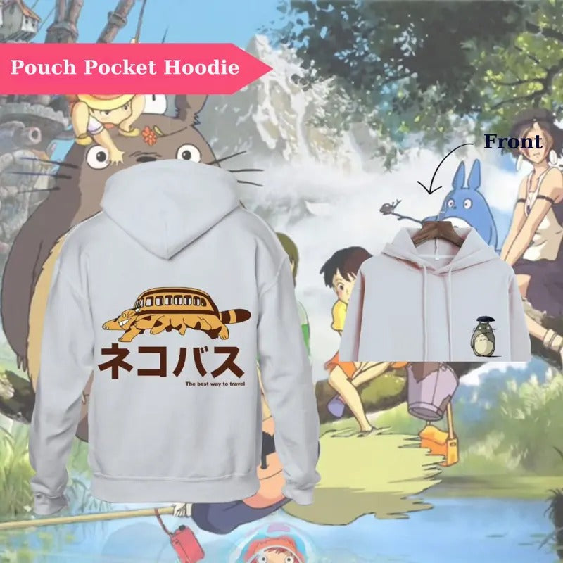 Totoro x Catbus The Best Way To Travel Hoodie And Tee