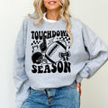 Touch Down Season Sweatshirt, Game Day Women Sweater, Autumn Apparel, Football Mom Crewneck, American Football Shirt,...
