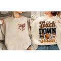 Touch Down Season Sweatshirt,Football Mama Sweatshirt , Christmas sublimation, Trending, Retro Holidays,Girly Christmas...