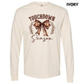 Touchdown Season Long Sleeve Comfort Colors T-Shirt 'NLB' Hoodie, Sweatshirt | GrindPrints.com