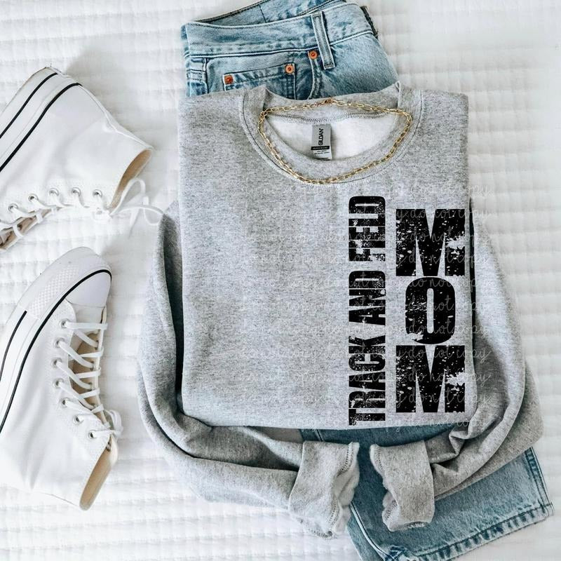 Track Mom DTF Transfers - THIS IS NOT A SHIRT Hoodie, Sweatshirt | GrindPrints.com