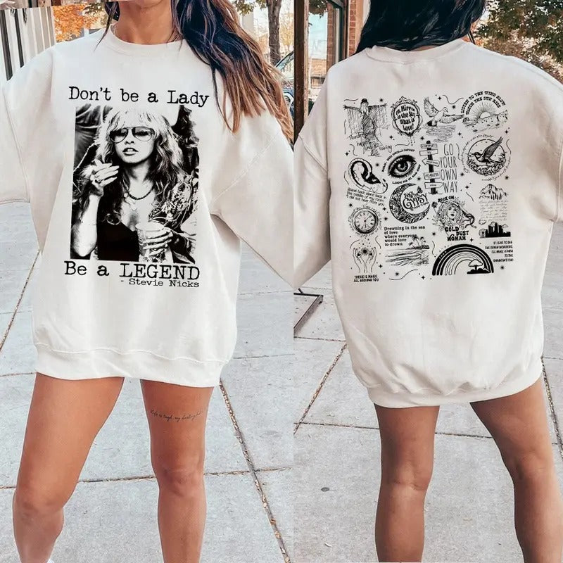 Tracklist Stevie Nicks 2 Sides Newest Shirt Sweatshirt Hoodie, Silver Springs Shirt, Gifts For Her | GrindPrints.com