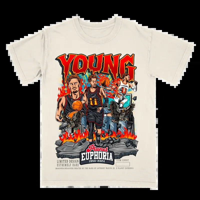 Trae Young Tee Hoodie, Sweatshirt | GrindPrints.com