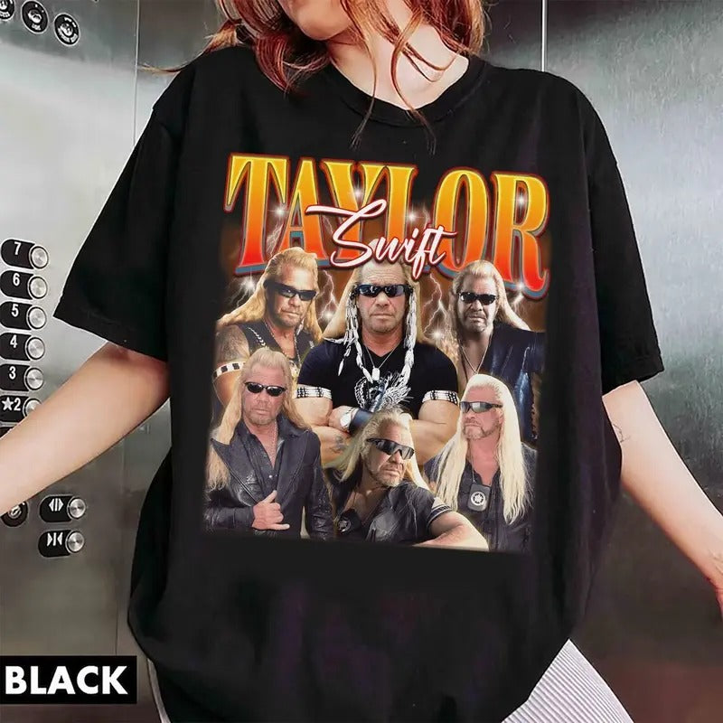 Trailer Swift Dog The Bounty Hunter Shirt, 90's Bootleg Shirt, Funny Hoodie, Unhinged Shirt Sweatshirt | GrindPrints.com