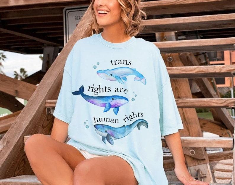 Trans rights are human rights shirt | trans lives matter | protect trans hoodie| trans youth | subtle trans pride | trans...