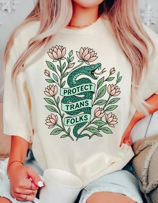 Transgender Tshirt, Protect Trans Folks Shirt, Trans Rights Gift, Social Justice, Lgbtq Ally Shirt, Pride Month Outfit,...