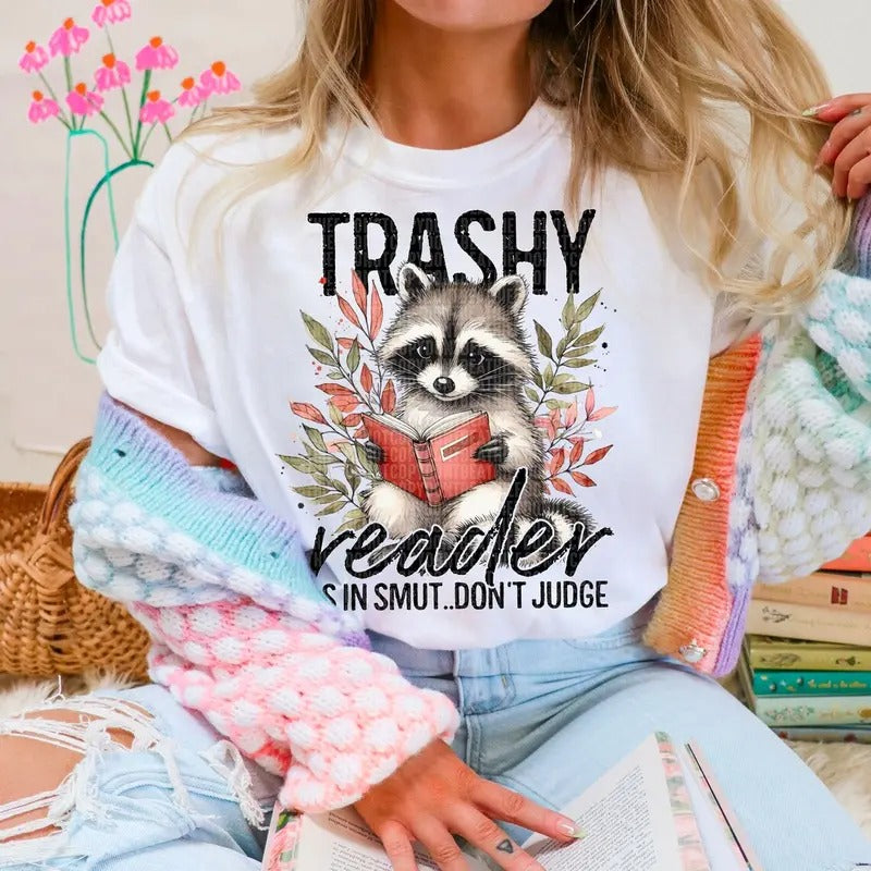 Trashy Reader  DTF Transfers - THIS IS NOT A SHIRT Hoodie, Sweatshirt | GrindPrints.com