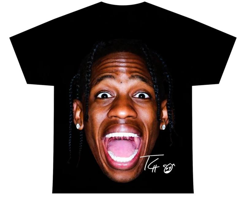 Travis Scott T-SHIRT  Rap Tee Concert Merch  Rare Hip Hop Graphic Print Hoodie, Sweatshirt | GrindPrints.com